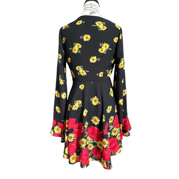 Forever 21 Floral Knee-Length Dress Women’s Casual Spring/Summer Dress Size Medi - Picture 4 of 11